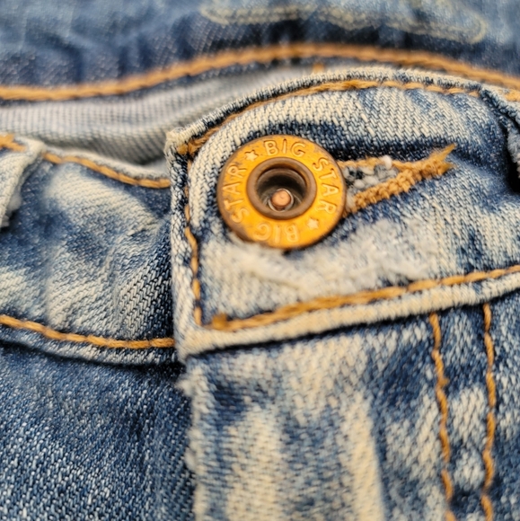 Big Star Casey Crop Jeans Size 28 Made in USA - Picture 4 of 14